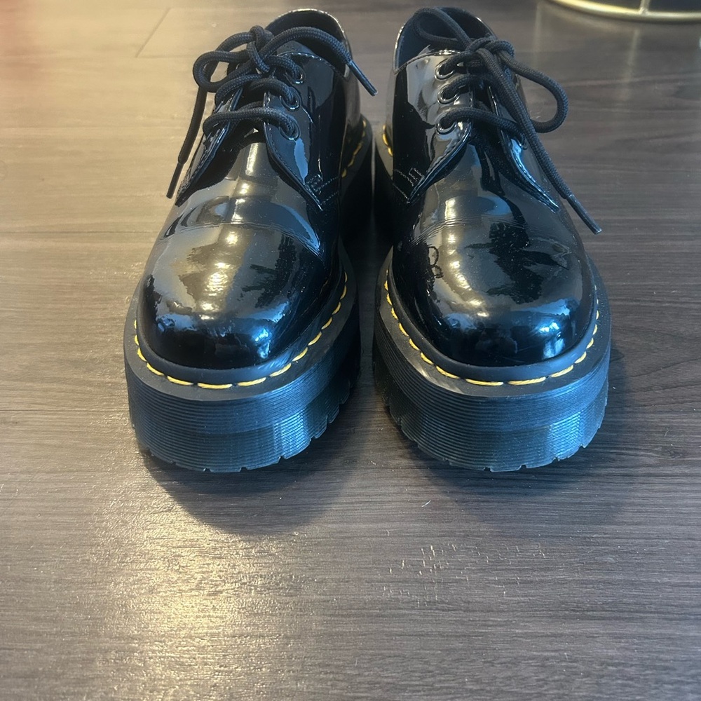 Dr. Martens Black Platform Shoes